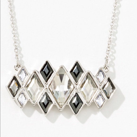 Touchstone crystal by swarovski necklace top